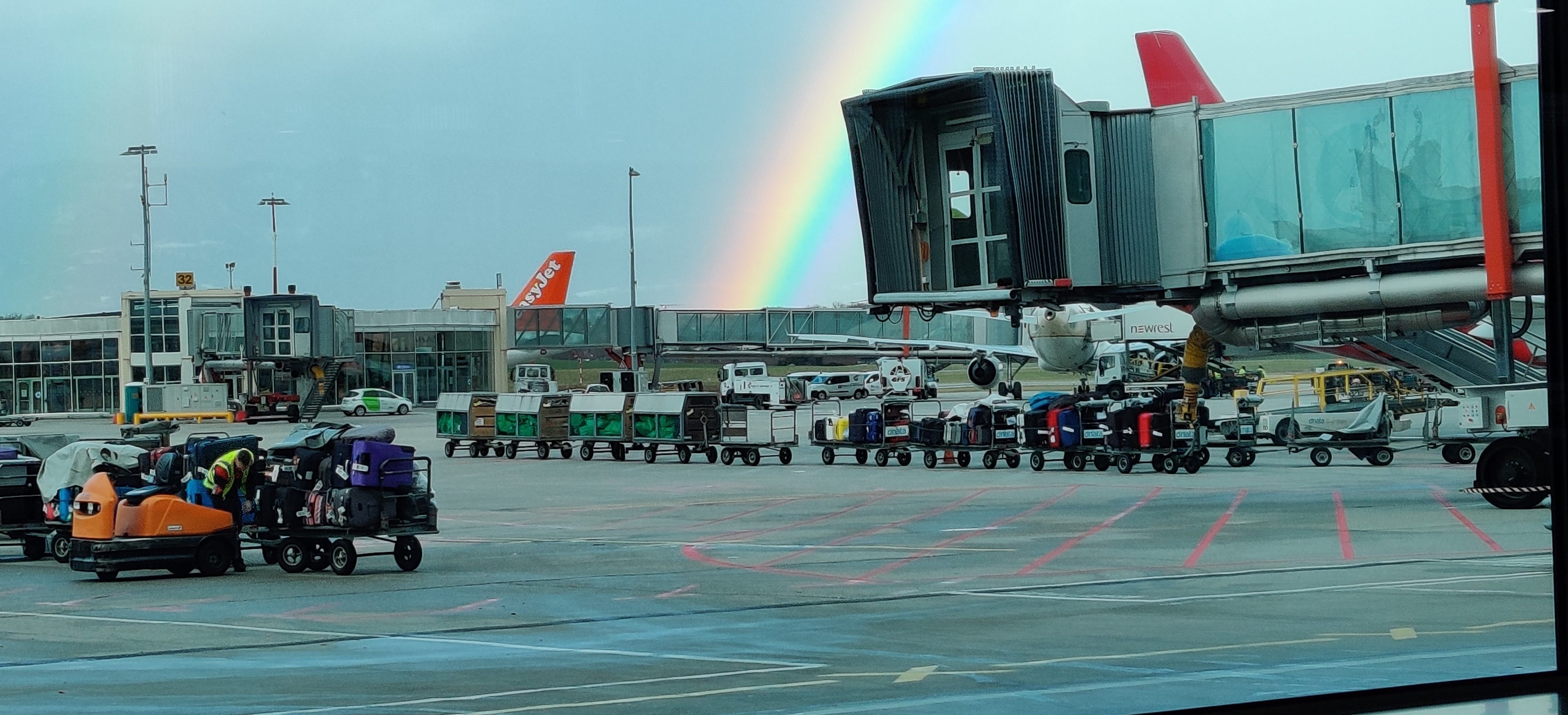 Zurich Airport Rainbow